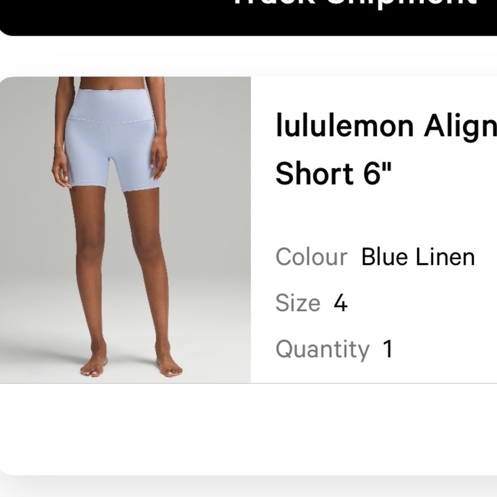 Lululemon align biker shorts 6”